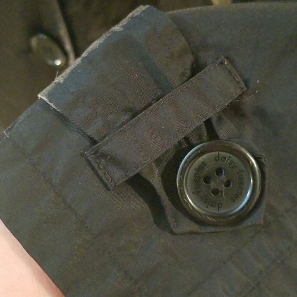 Daisy Fuentes Moda Sz M Double Breasted Coat - Picture 3 of 7